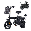 Electric Bicycle A9 500W 48V With Front Brake Backrest And Phone Charging Holder
