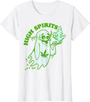 High Spirits Ghost Cannabis Graphic Tee