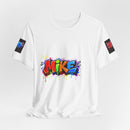 Personalized Graffiti Name T Shirt With Back Print Comic Birthday Design