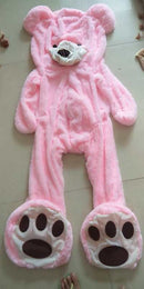 Giant Teddy Bear Plush Toy Large Soft Bear With Leather Shell