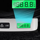 Portable handheld hanging scale.Luggage weight scale 110 lb/50kg electronic luggage travel weighing.Does not include the battery
