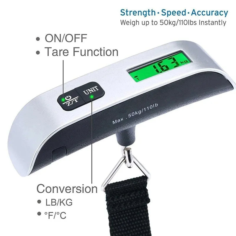 Digital Hanging Luggage Scale (50kg)