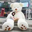 Giant Teddy Bear Plush Toy Large Soft Bear With Leather Shell