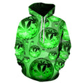 3D Print weed hoodies tops pullover Men/Women Hooded Sweatshirts Casual green weed leaf Hoodie weed 3d hoodies jacket homme