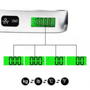 Portable Digital Luggage Scale with Temperature Display