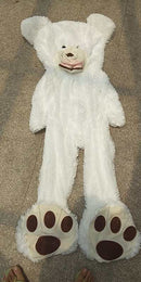 Giant Teddy Bear Plush Toy Large Soft Bear With Leather Shell