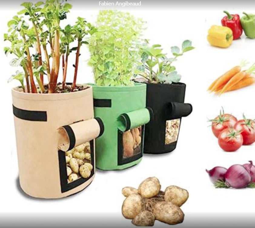 Breathable Potato Tomato Vegetable Grow Bag for Home Garden Plants