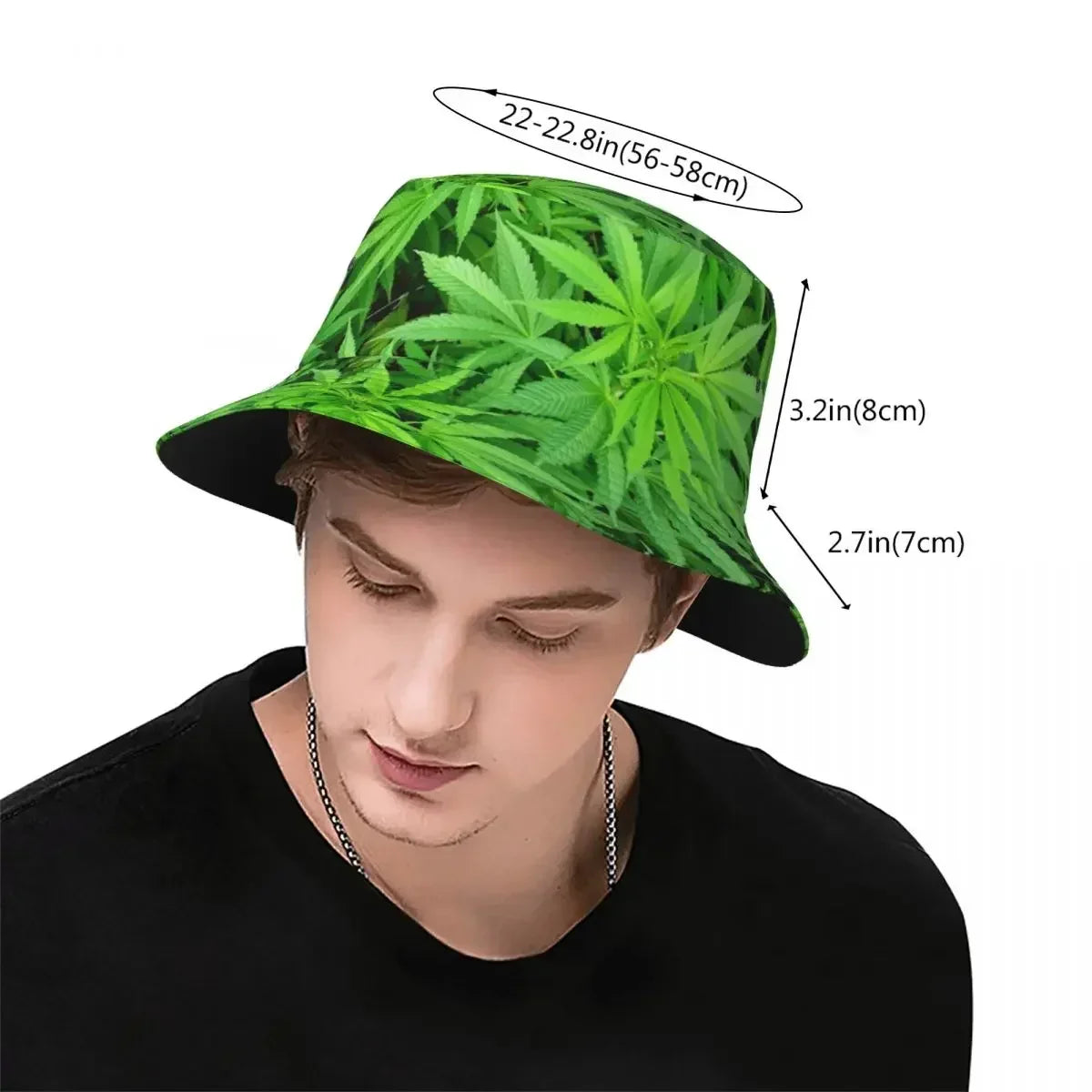 Cannabis Leaf Bucket Hat
