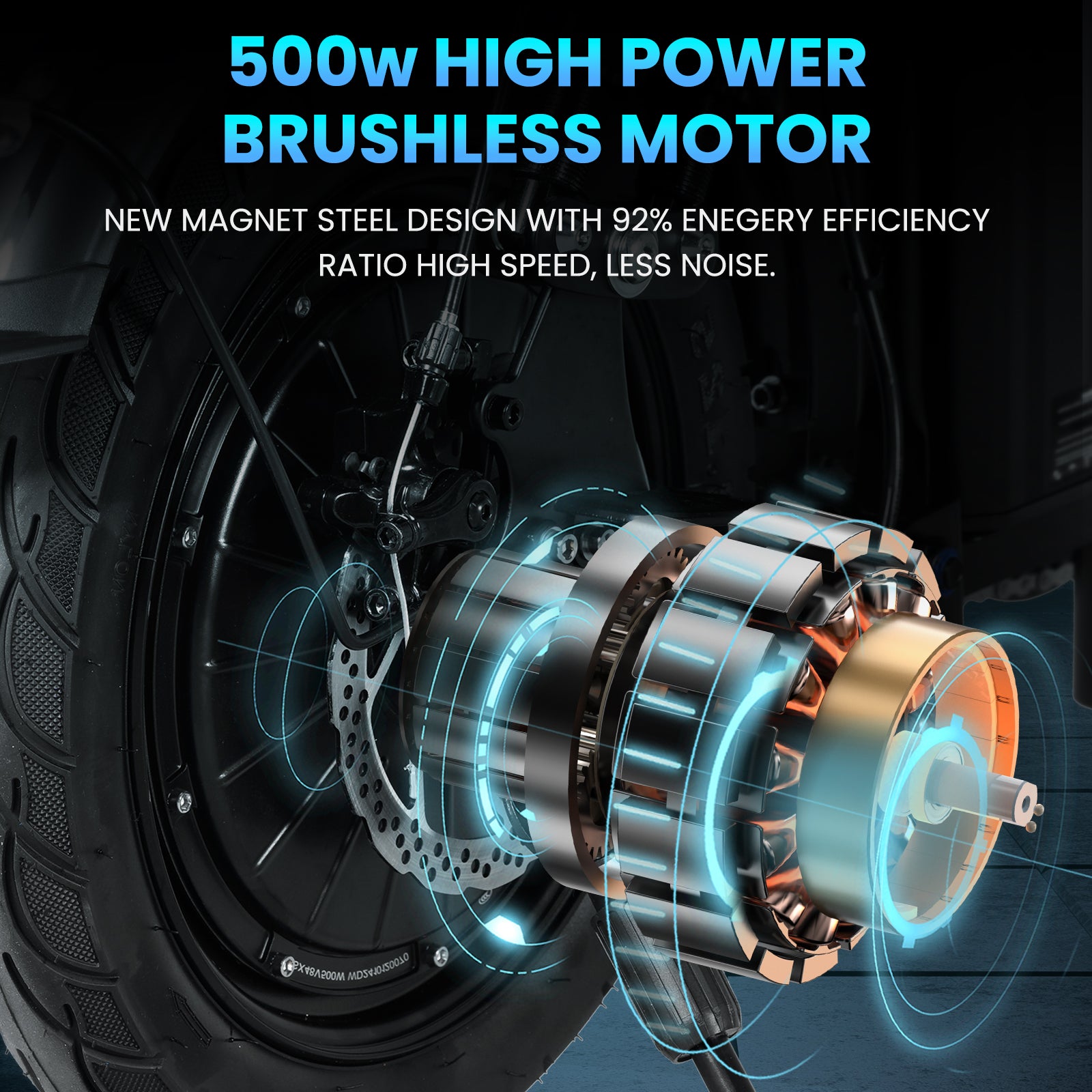 Electric Bicycle A9 500W 48V With Front Brake Backrest And Phone Charging Holder