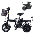 Electric Bicycle A9 500W 48V With Front Brake Backrest And Phone Charging Holder